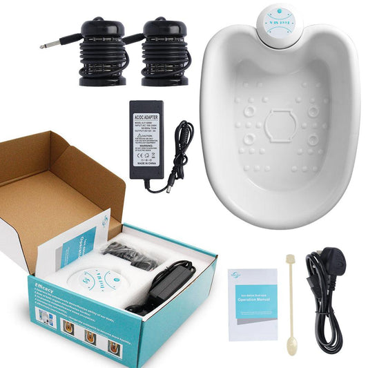 Foot Spa Bath Massager Machine Detox Ion Electric Mini FootBath Cleanse Footspa Vibrat Whirlpool Care Arrays Aqua Health Therapy - WMV LLC